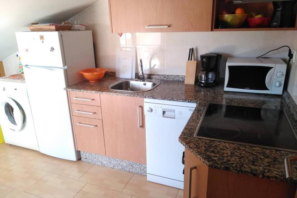 Impresionantes Vistas Al Mar Cerca De Santiago Apartment Boiro Exterior foto